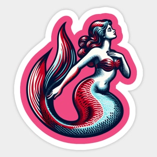 Ocean mermaid Sticker